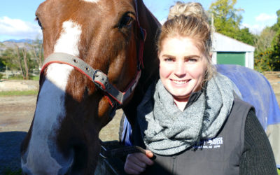 Equestrian crosses the ditch for title