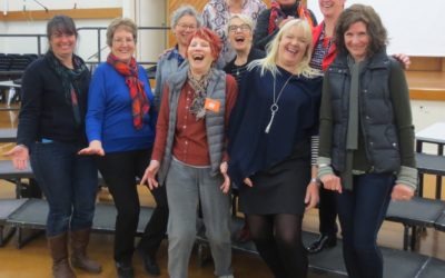 Renowned a cappella singing coach in tow
