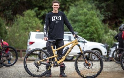 Training pays off for downhill biker