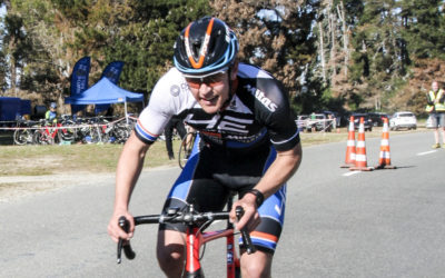 Triathletes battle it out on Rabbit Island