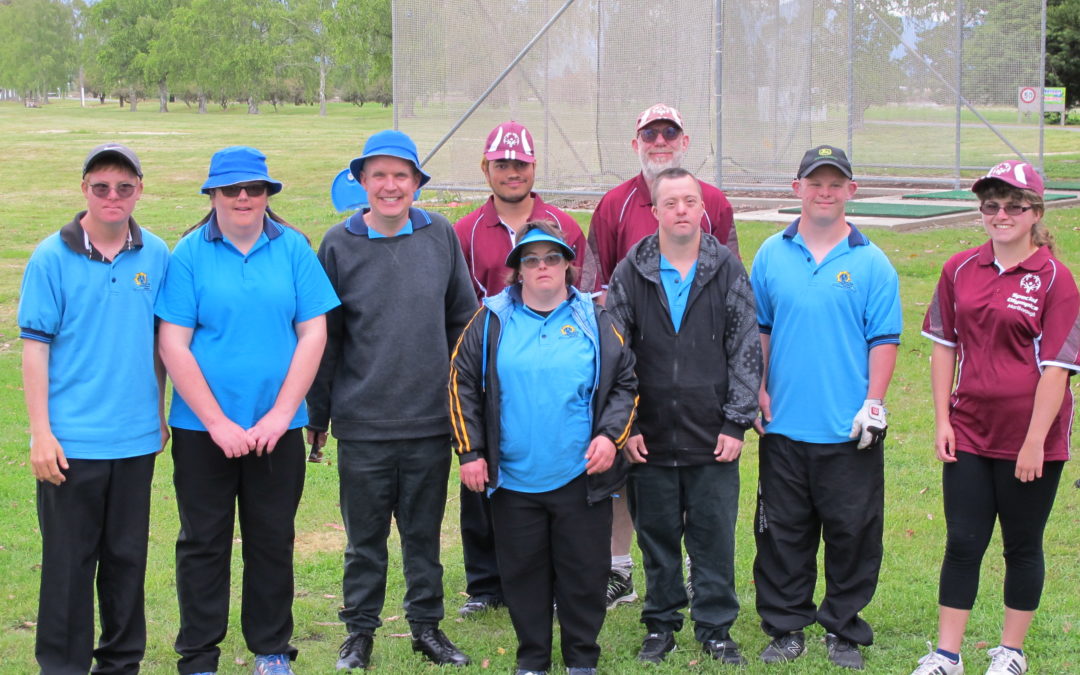 Special Olympic golfers enjoy their annual event