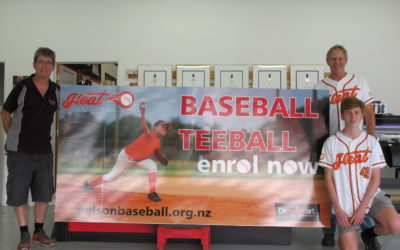 Baseballers receive new sign thanks to Designart’s generosity