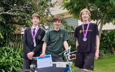 Trio of teens build winning e-bike