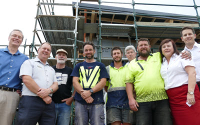 Raising the roof for new community centre
