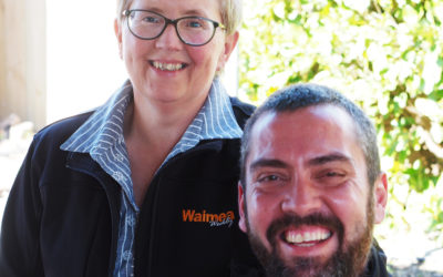 Bruno and Susan: new Waimea Weekly editorial staff