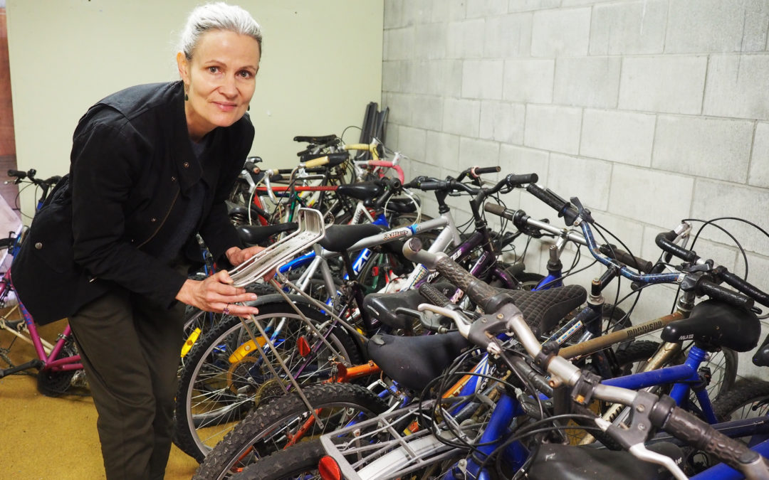 Free fixed bikes at Saxton Field