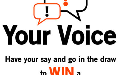 We want to hear your opinions on what matters to you and your community