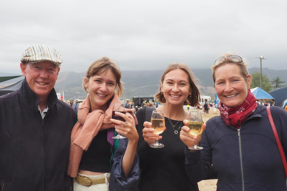 Wet weather doesn’t deter wine and food lovers