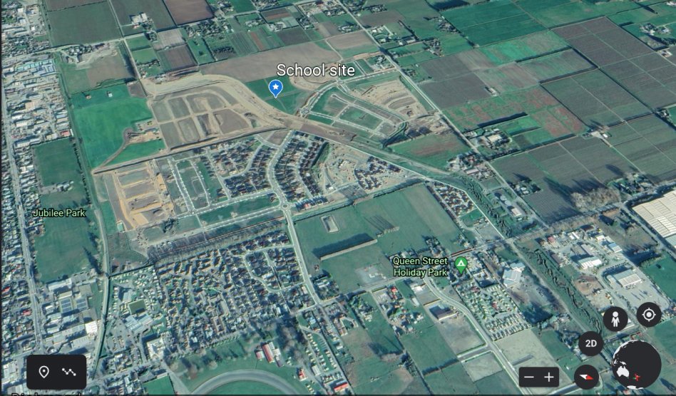 It’s all on, land bought!