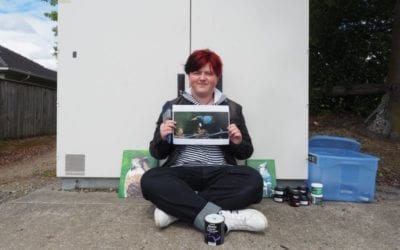 Artist beautifies Chorus box