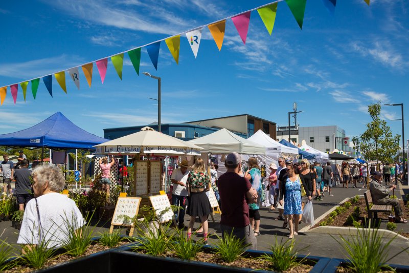Diverse market hits Richmond street