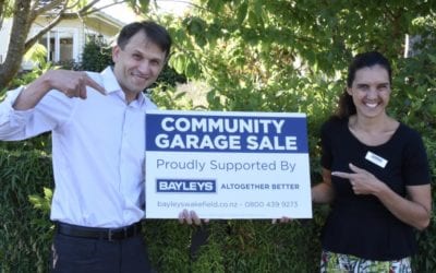 A whole community of garage sales