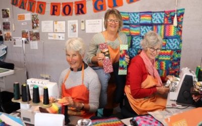 Colourful sewing gives gift of dignity