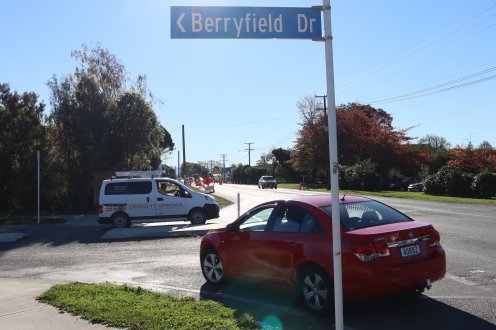 Temporary relief at Berryfield intersection